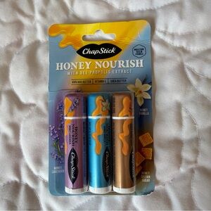 ChapStick Honey Nourish Lip Balm Set - Lavender, Blue, Brown